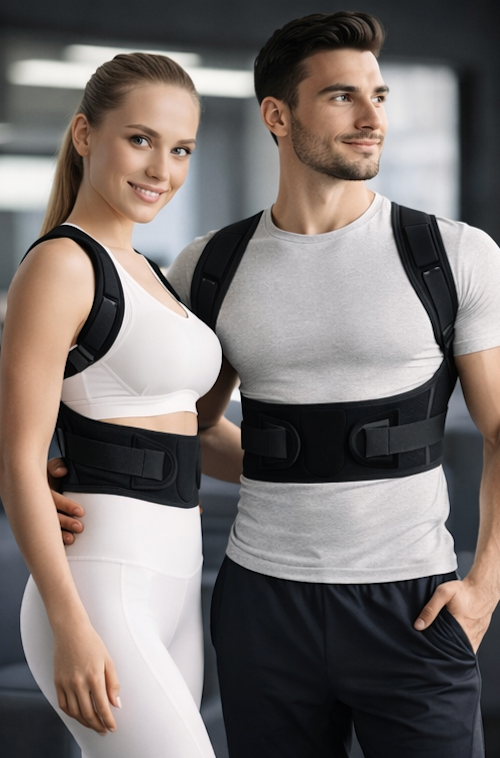 ErgoPosture Brace - Full upper back support - Best for Posture correction