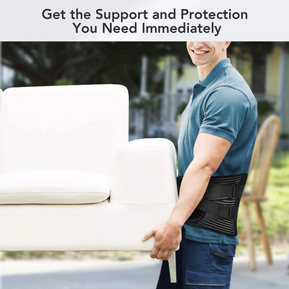 Lower Back Support Belt - Relieves lumbar strain from long sitting hours