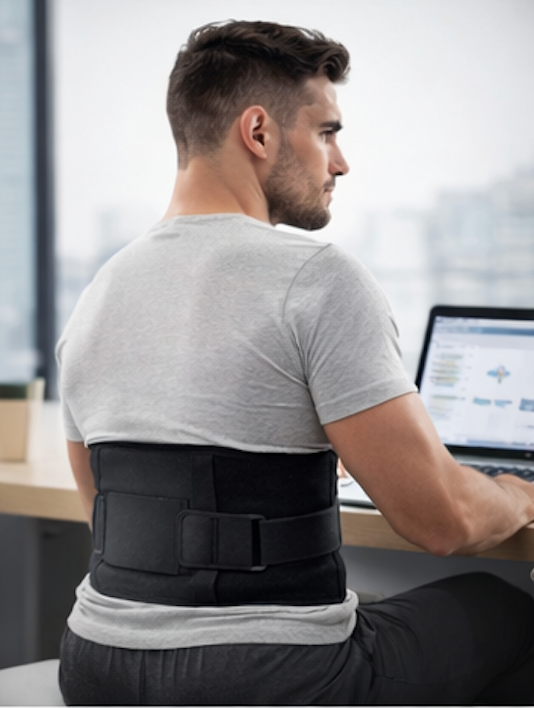 Lower Back Support Belt - Relieves lumbar strain from long sitting hours