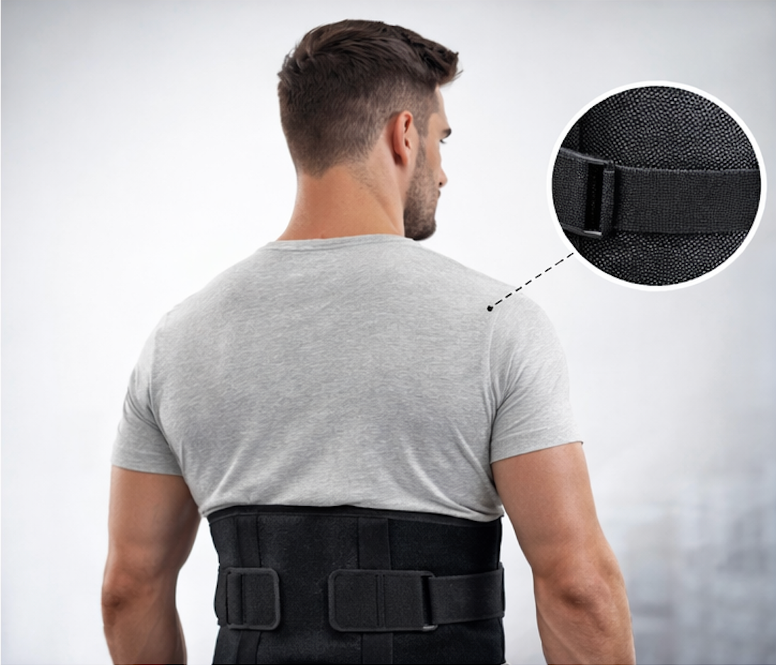 Lower Back Support Belt - Relieves lumbar strain from long sitting hours