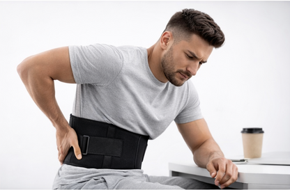 Lower Back Support Belt - Relieves lumbar strain from long sitting hours