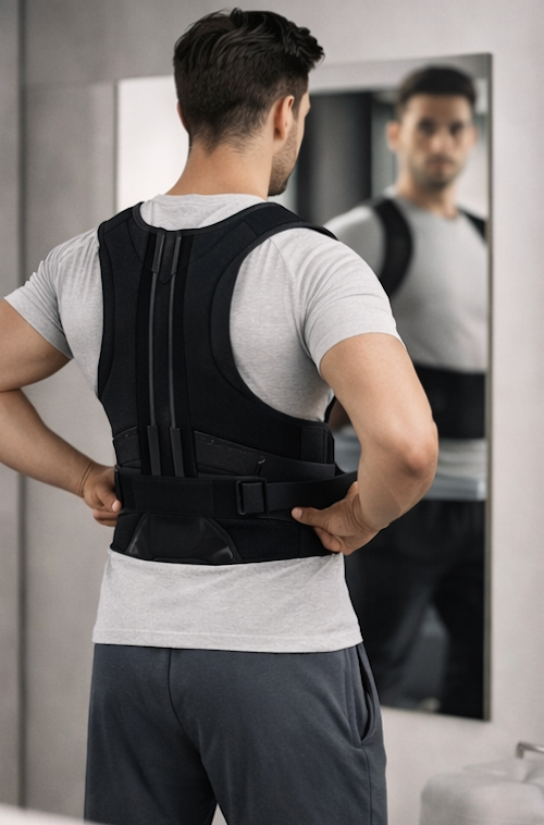 ErgoPosture Brace - Full upper back support - Best for Posture correction