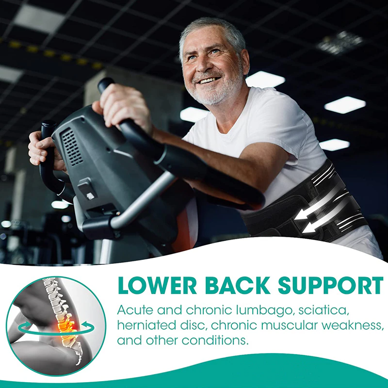 Lower Back Support Belt - Relieves lumbar strain from long sitting hours