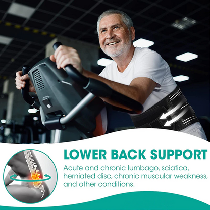 Lower Back Support Belt - Relieves lumbar strain from long sitting hours
